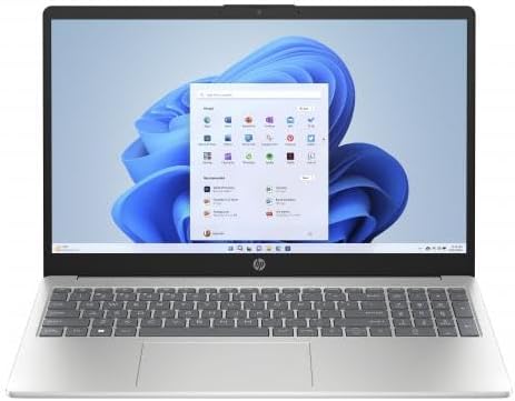 HP Portátil FHD de 15,6" Intel Core i5-1235U 8GB RAM 512GB SSD Plata Natural