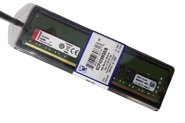 Memoria DDR 4 8 GB, Marca Kingston